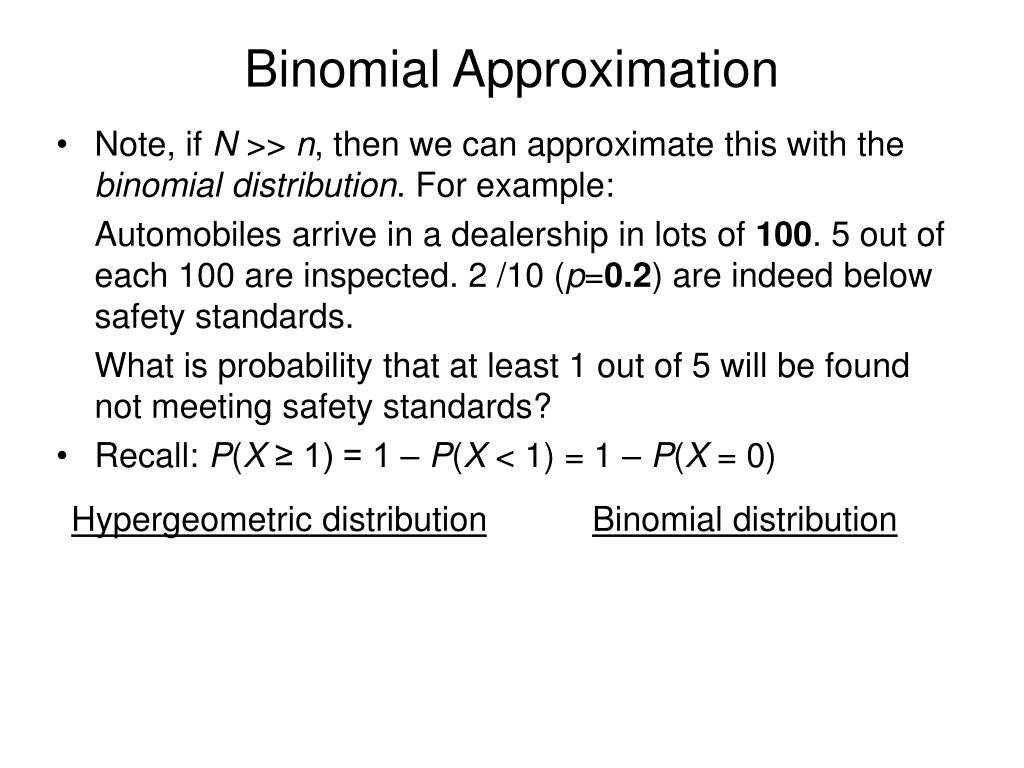PPT Hypergeometric Distribution PowerPoint Presentation, free
