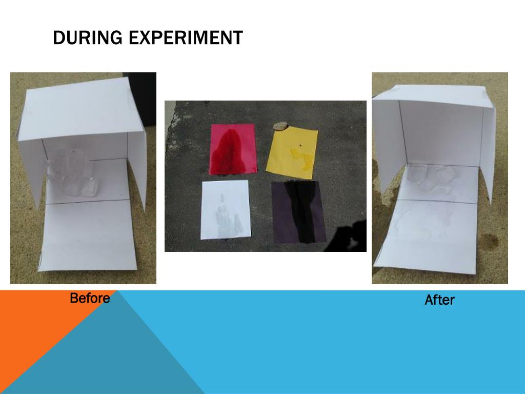 PPT Do DIFFERENT COLORS ABSORB HEAT BETTER? PowerPoint Presentation, free download ID2887052