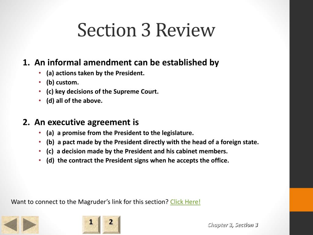PPT Chapter 3 The Constitution PowerPoint Presentation, free