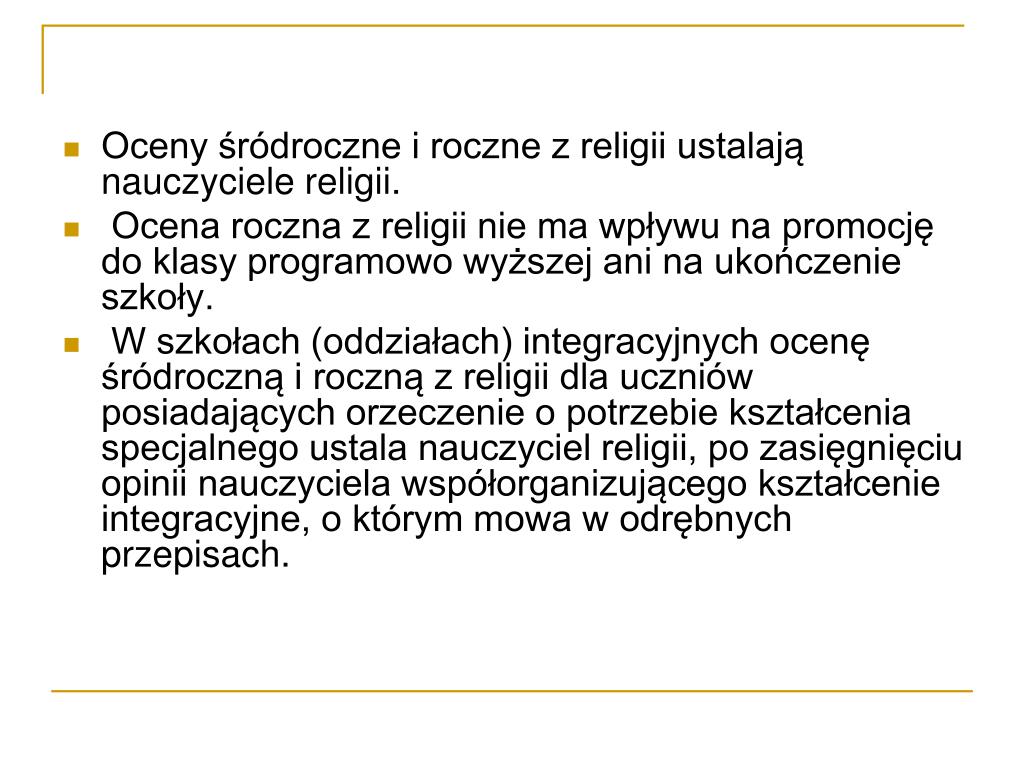 Ppt Ocenianie Na Lekcjach Religii Powerpoint Presentation Free Download Id 2890385