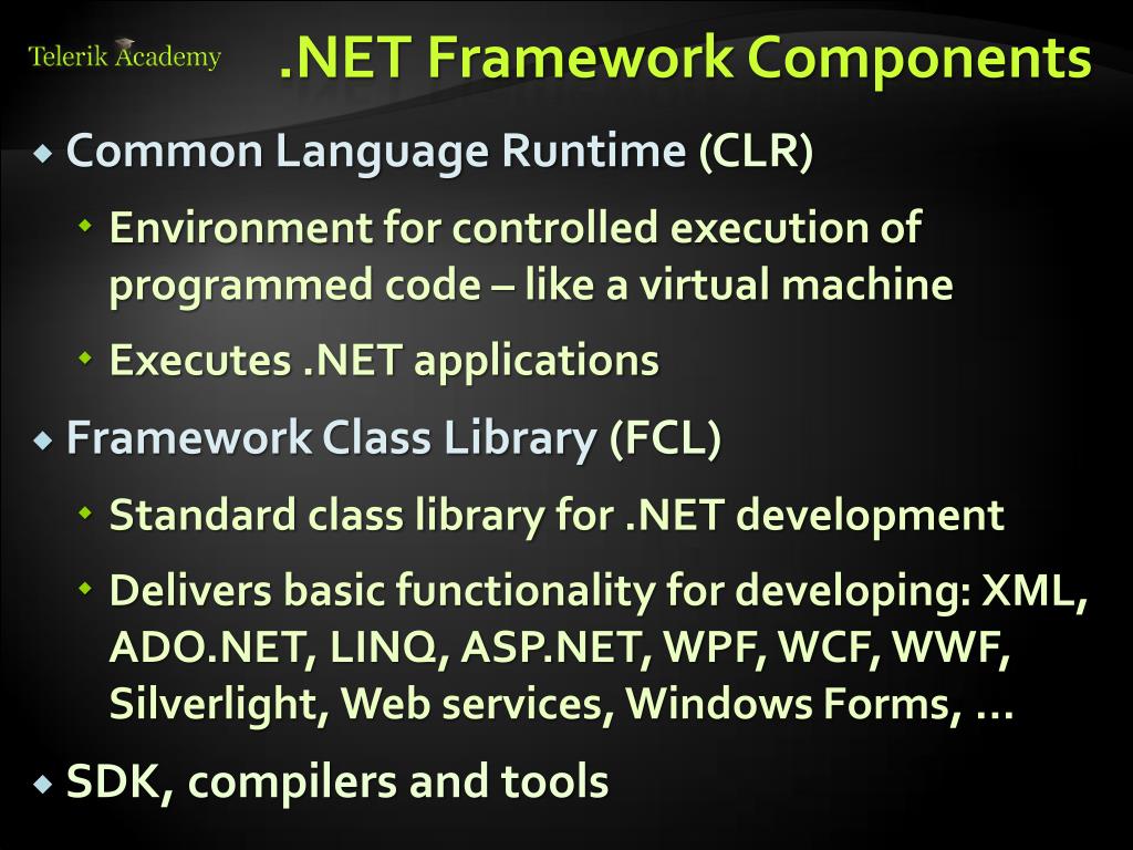 PPT - .NET Framework Overview PowerPoint Presentation, free download