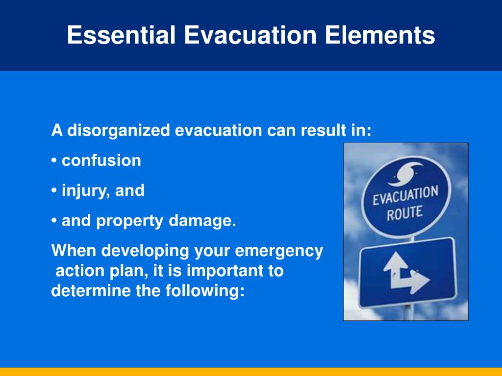 PPT Evacuation Plans and Procedures PowerPoint Presentation, free