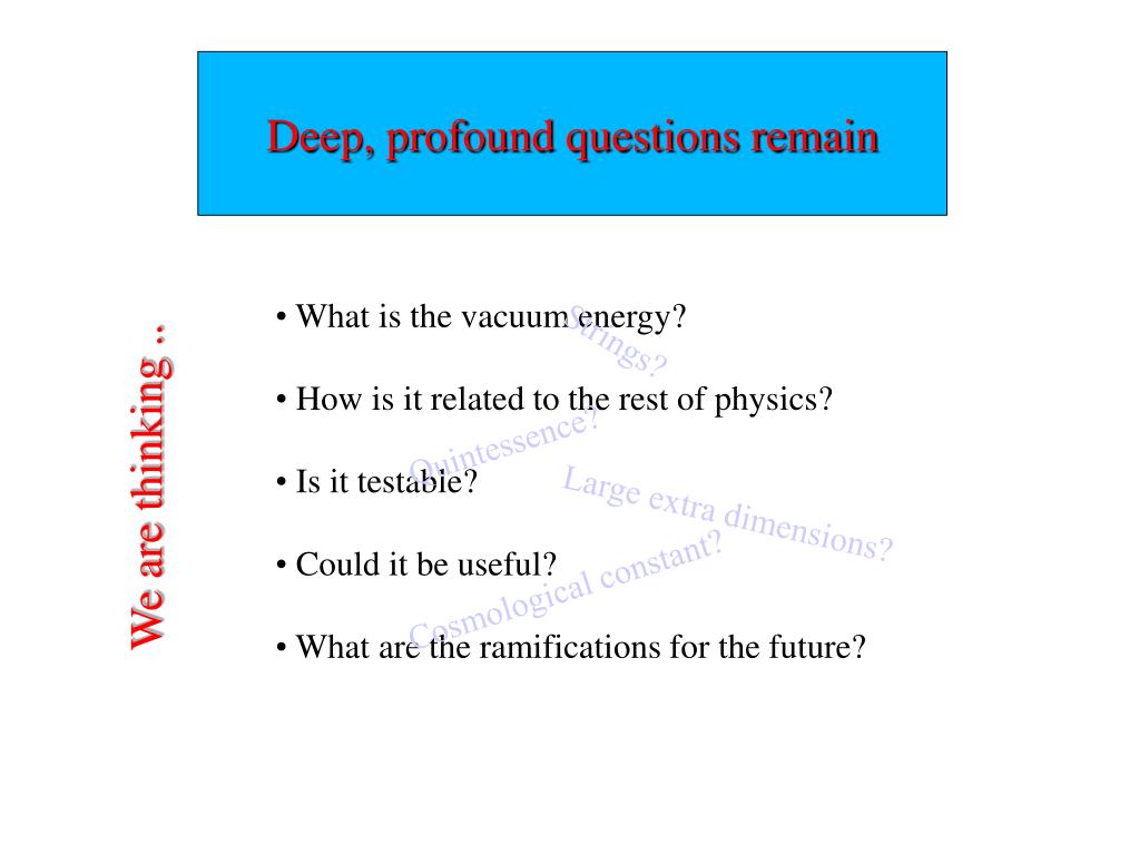 PPT Vacuum Energy in the Universe PowerPoint Presentation, free download ID2909235