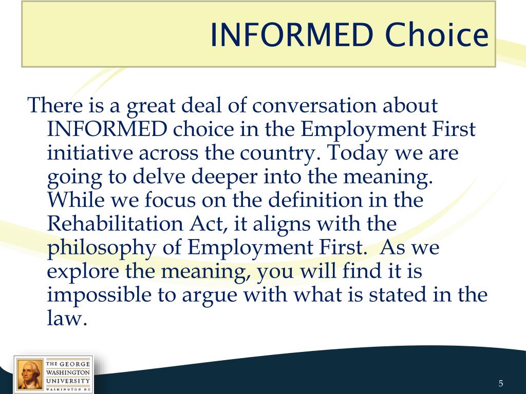 PPT Employment First The Role of Informed Choice PowerPoint(04)