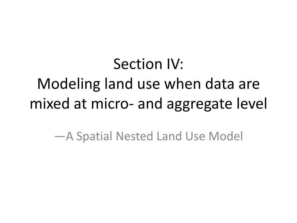PPT Land Use Theory and Models PowerPoint Presentation, free download