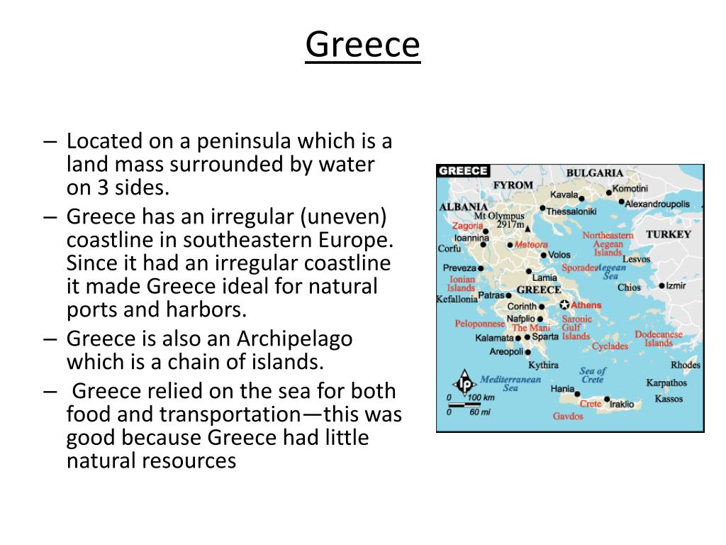 PPT Geography of Greece PowerPoint Presentation, free download ID