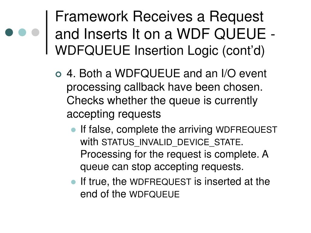 PPT I/O Request Flaw in WDF KernelMode Driver PowerPoint