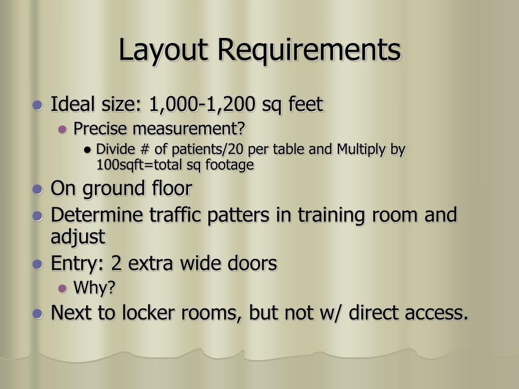 PPT Designing an Athletic Training Room (ATR) PowerPoint Presentation