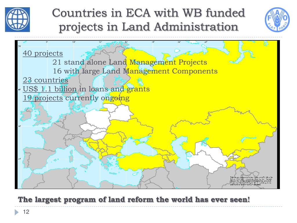PPT Gavin Adlington , Land Program Team Leader for ECA Region The