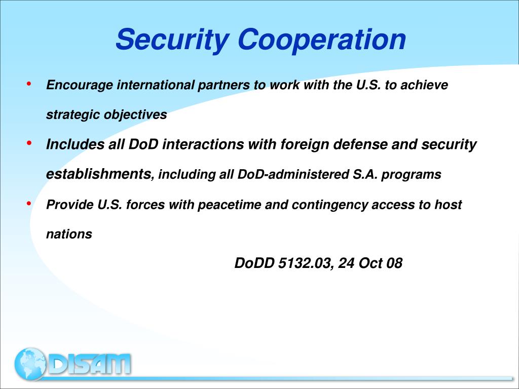 PPT Introduction to Security Cooperation Management PowerPoint