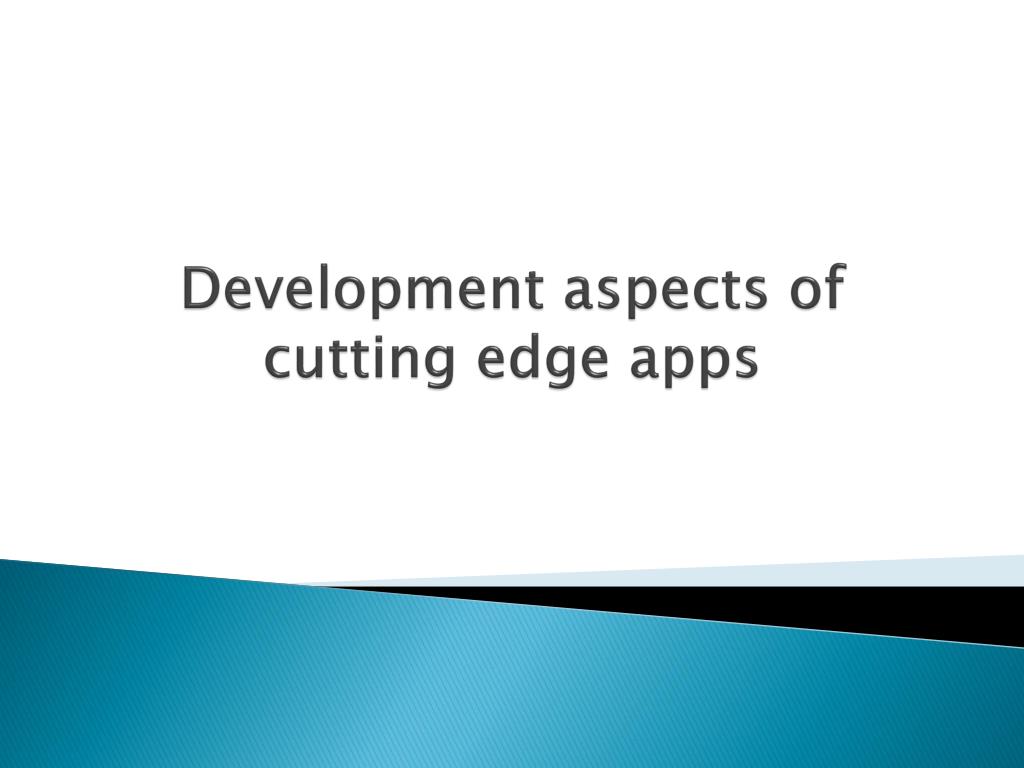 PPT Developing Cutting edge Embedded Applications for Consumer