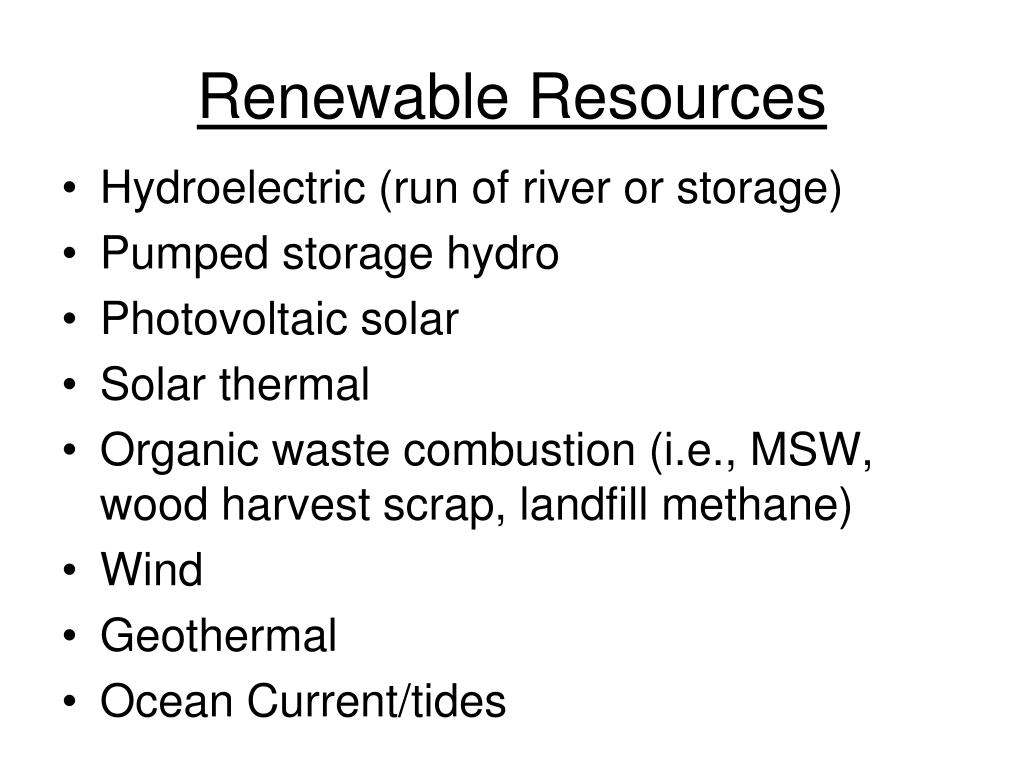 PPT Opportunities for Renewable Power Resources in Florida PowerPoint