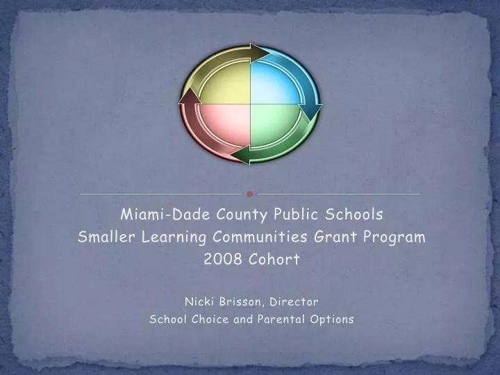 PPT MiamiDade County Public Schools Smaller Learning Communities