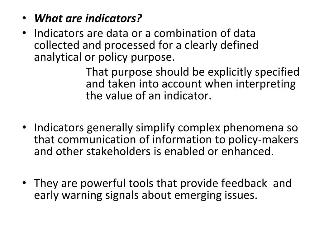 PPT What are indicators? PowerPoint Presentation, free download ID