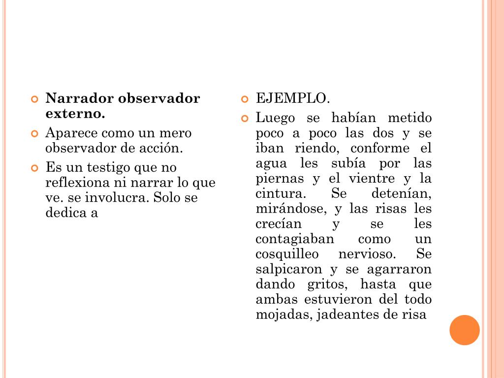 Ejemplo De Narracion En Tercera Persona Omnisciente Compartir Ejemplos