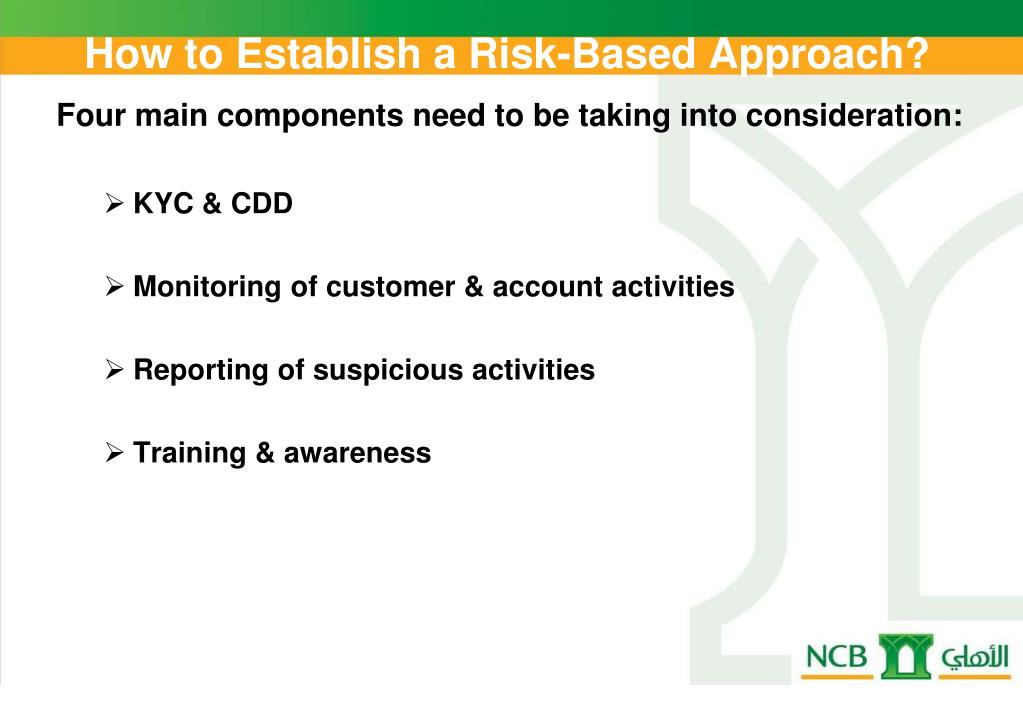 PPT KYC for Banks & RiskBased Approach PowerPoint