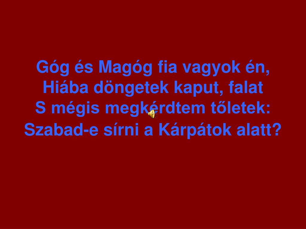 PPT VERSELEMZÉS PowerPoint Presentation, free download ID2922468