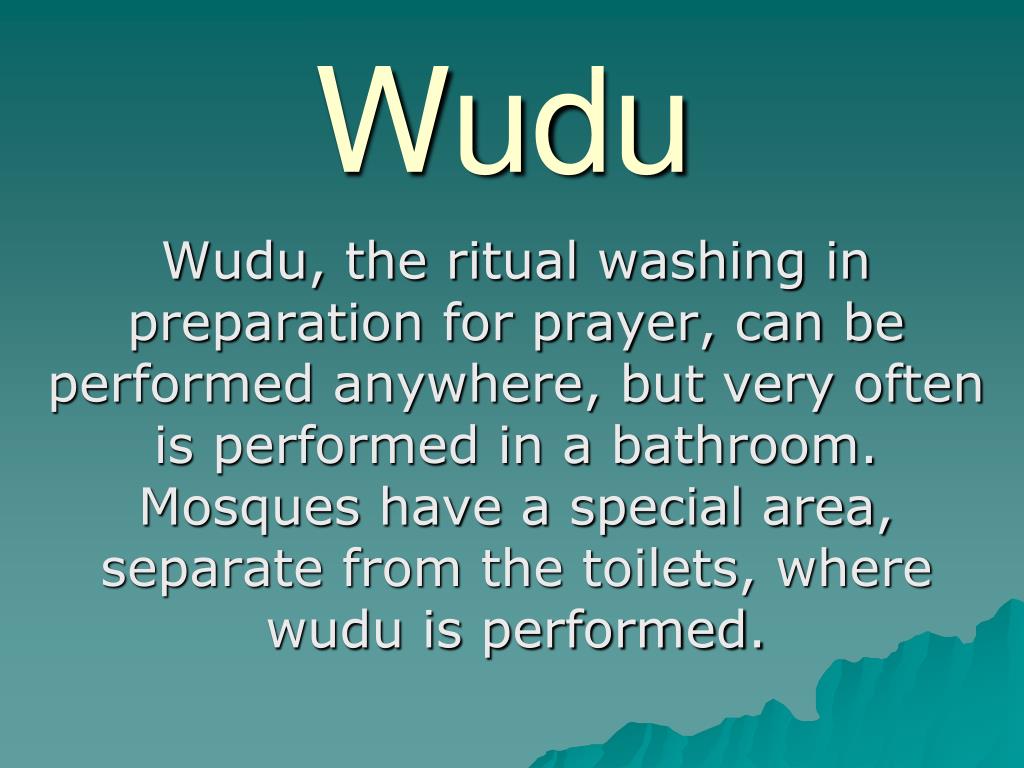 PPT Wudu PowerPoint Presentation, free download ID2923919