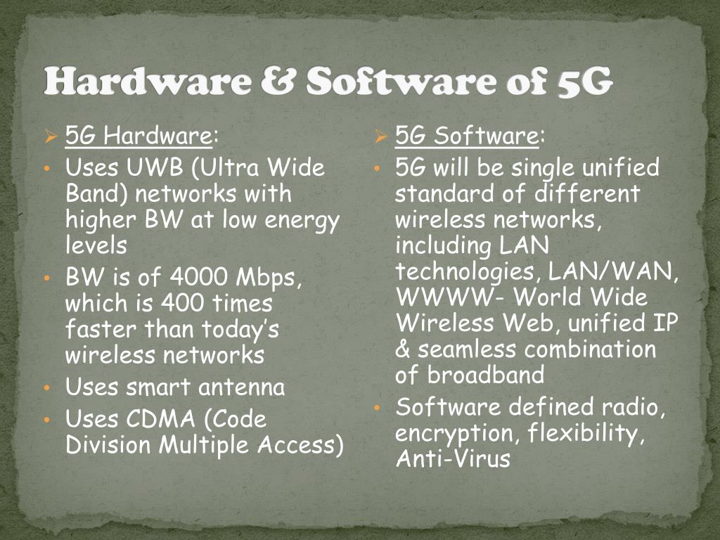 Incredible 5G Hardware Components Ideas