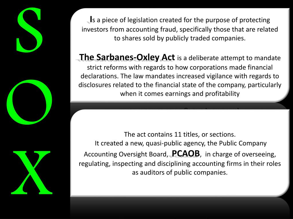 PPT Sarbanes Oxley Act of 2002 PowerPoint Presentation, free
