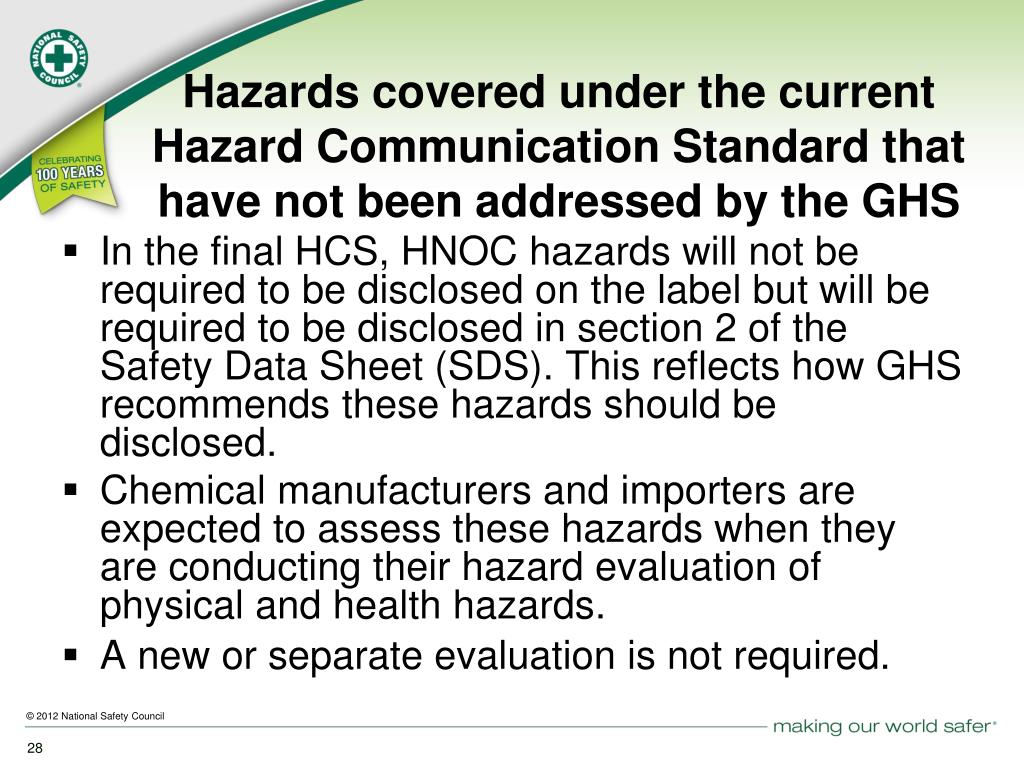 PPT The GHS and OSHA Hazard Communication Virtual Summit PowerPoint
