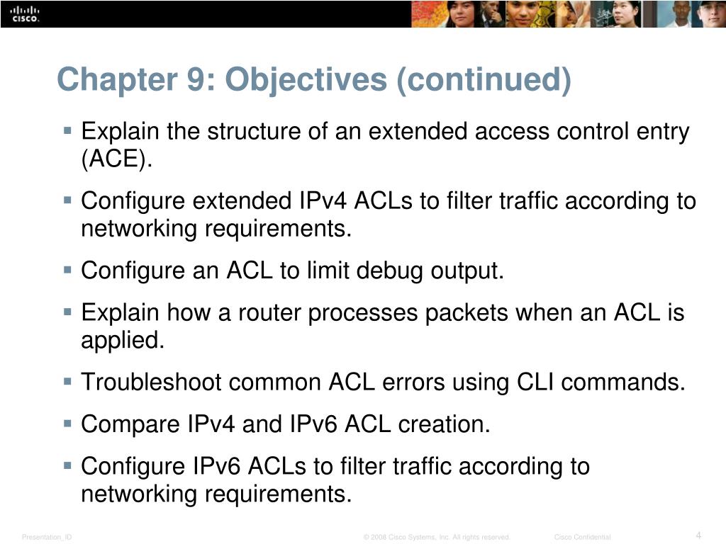 PPT Chapter 9 Access Control Lists PowerPoint Presentation, free