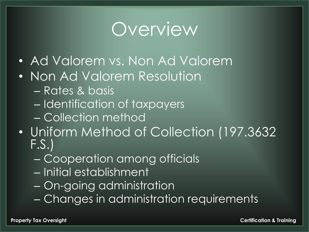 PPT Non Ad Valorem Assessments PowerPoint Presentation, free download