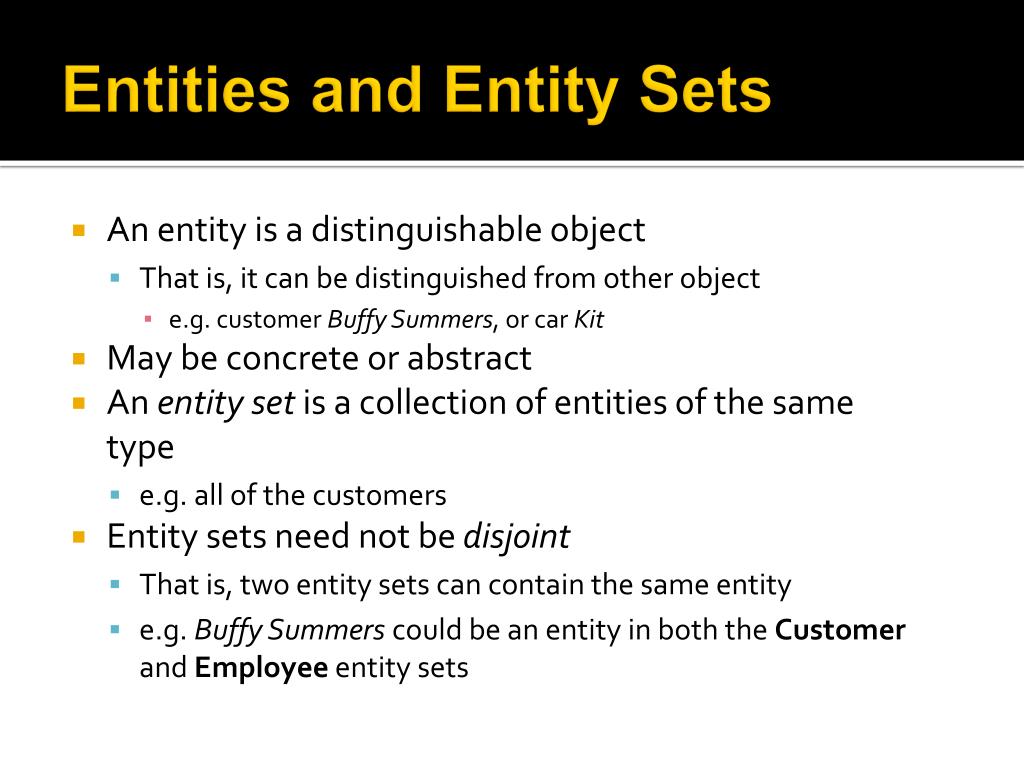 PPT The Entity Relationship Model PowerPoint Presentation, free