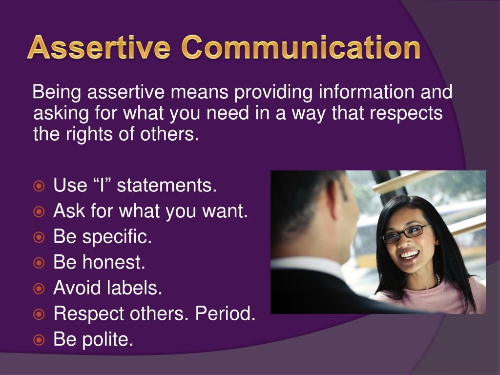 PPT Assertive Communication PowerPoint Presentation, free download