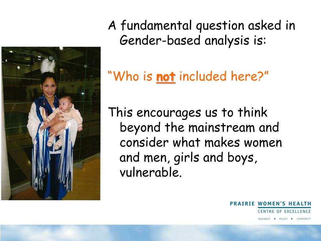 PPT GenderBased Analysis (GBA) PowerPoint Presentation, free