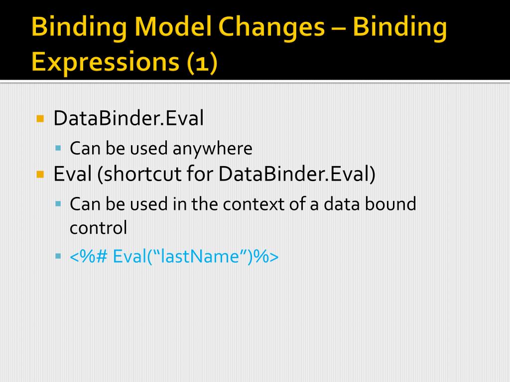 PPT DataBinding in 2.0 PowerPoint Presentation, free download ID2931036