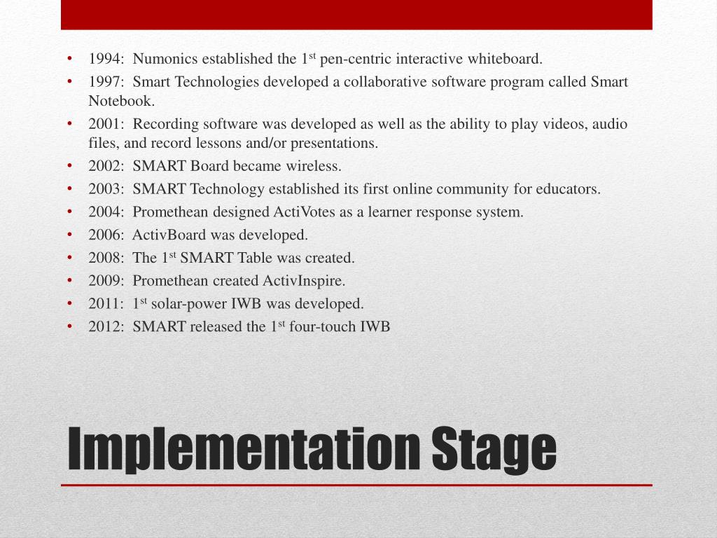 PPT Interactive Whiteboards Shannon Burns Casimier Dr. Robert Hancock Walden University