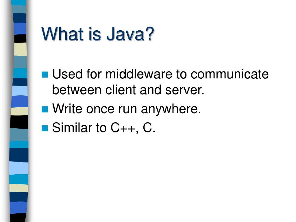 PPT Introduction to JAVA PowerPoint Presentation, free download ID