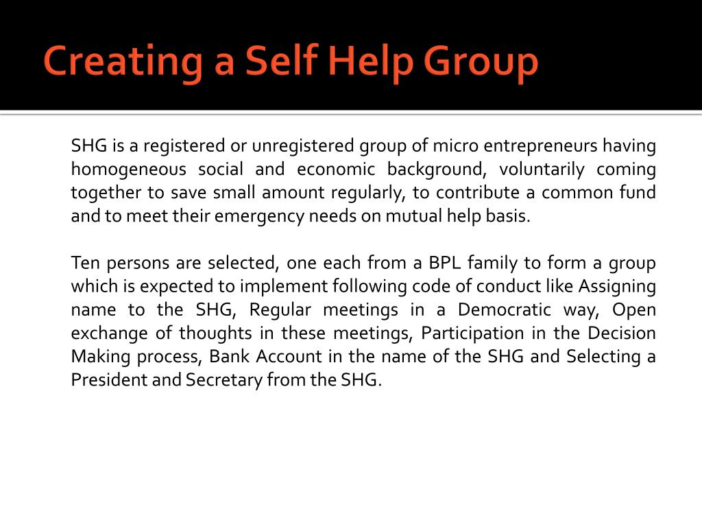 PPT Self Help Groups PowerPoint Presentation, free download ID2936684