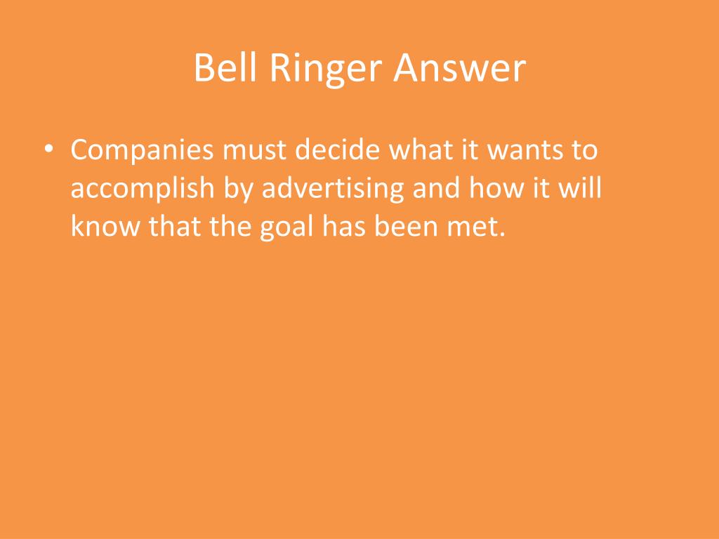 PPT Bell Ringer PowerPoint Presentation, free download ID2938447