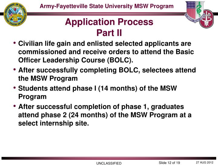 PPT ArmyFayetteville State University Master of Social Work (MSW