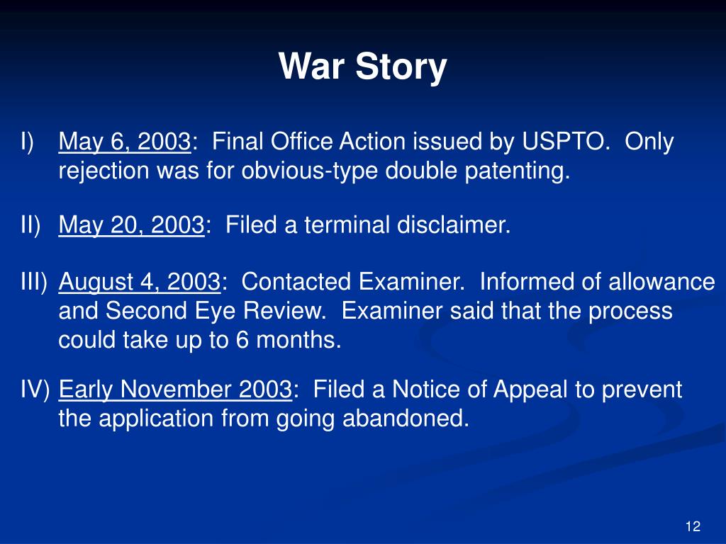 PPT IDS And Amendments Filed After Final Rejection PowerPoint