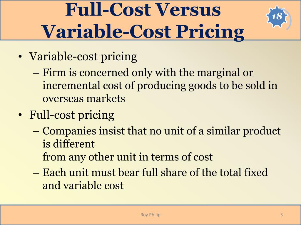 PPT Chapter 18 Pricing for International Markets PowerPoint Presentation ID2941642