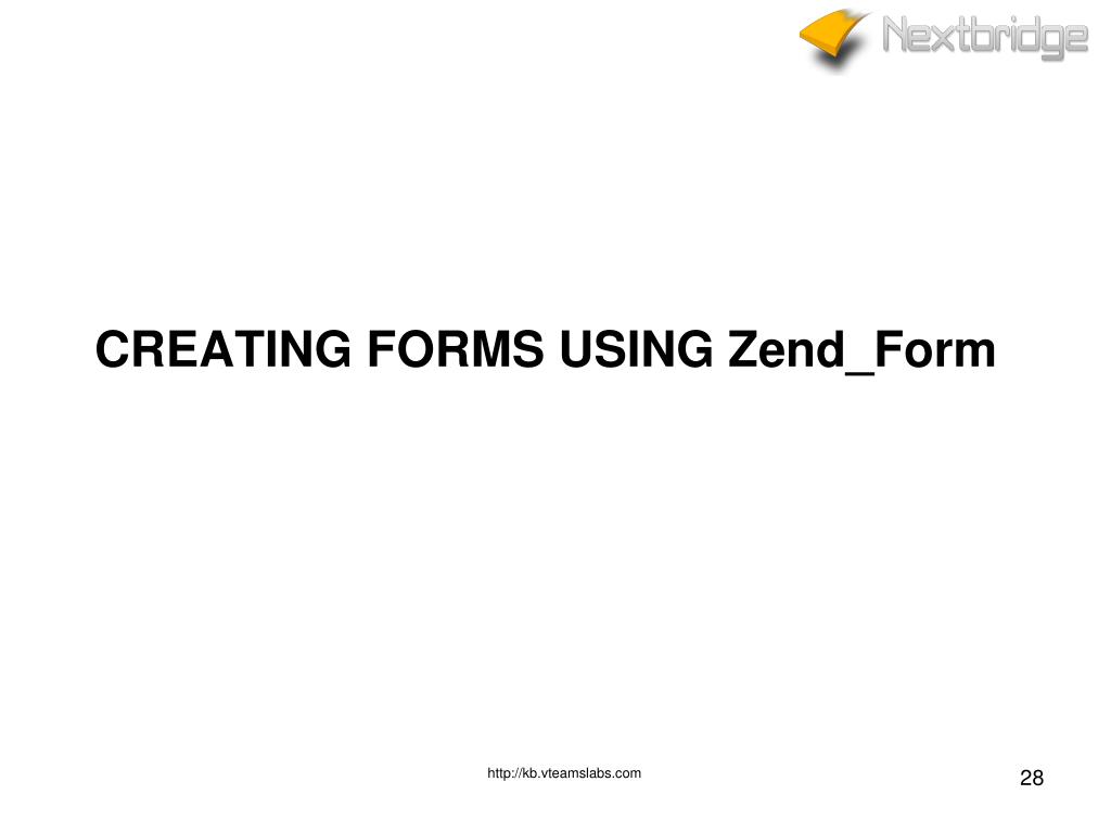 PPT ZEND FRAMEWORK Basics Training PowerPoint Presentation, free