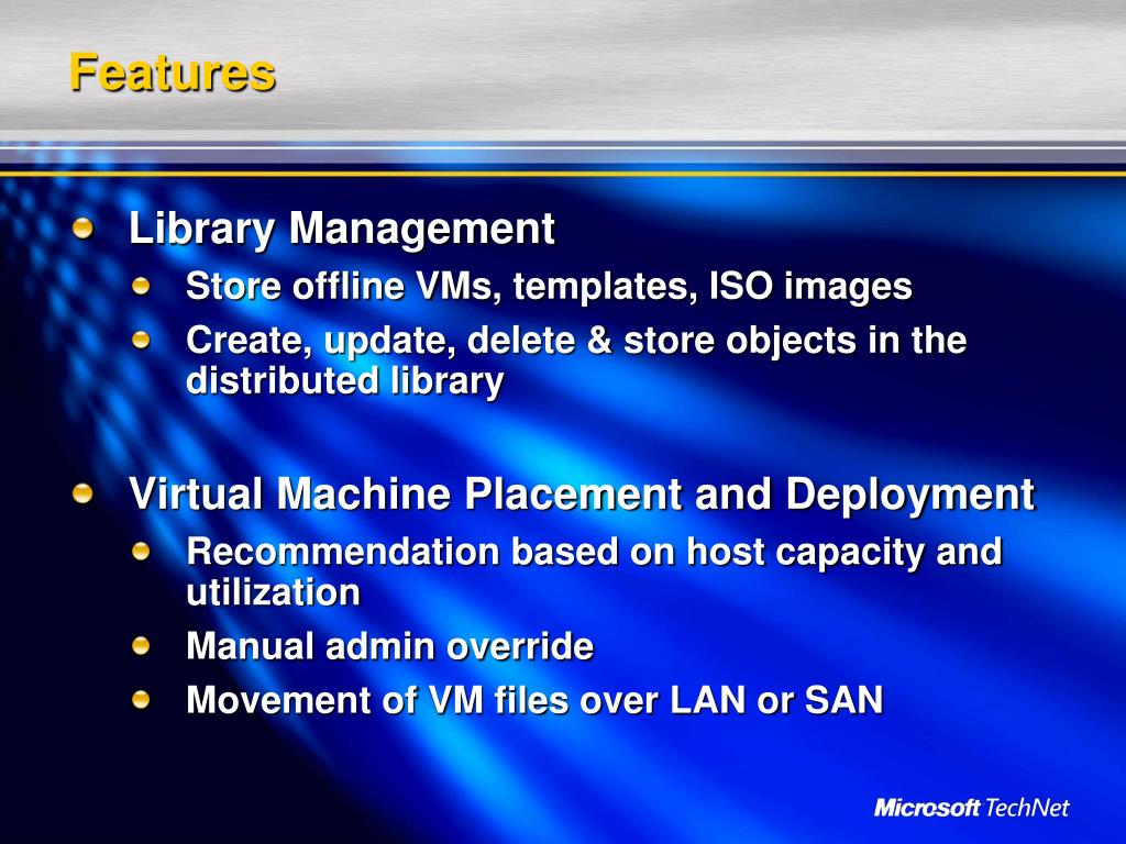PPT System Center Virtual Machine Manager PowerPoint Presentation