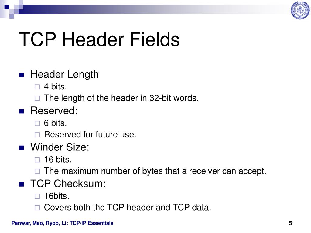 PPT Chapter 6 TCP Study PowerPoint Presentation, free download ID