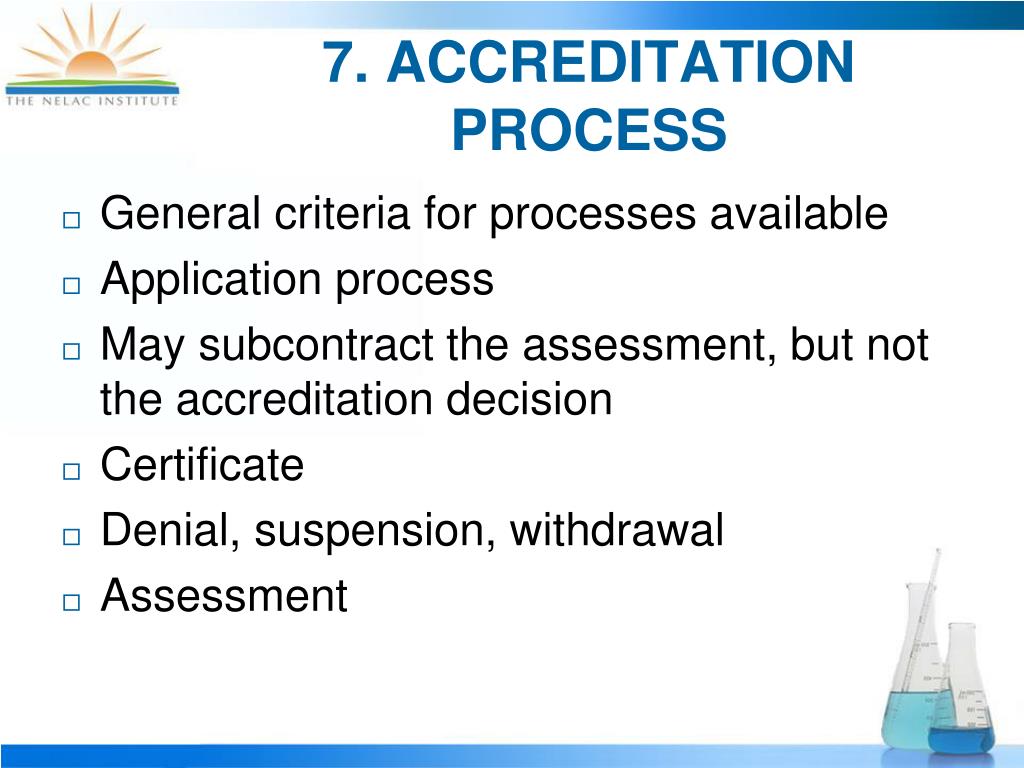 PPT The New TNI Laboratory Accreditation Standards PowerPoint