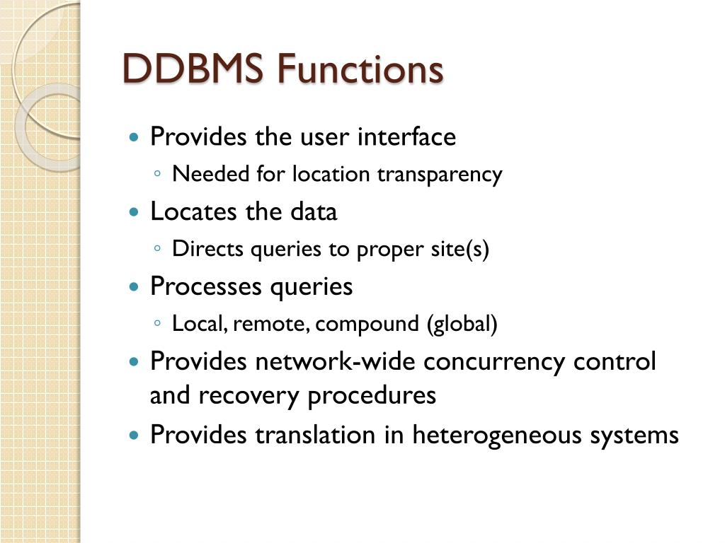 PPT Chapter 12 Distributed Databases PowerPoint Presentation, free