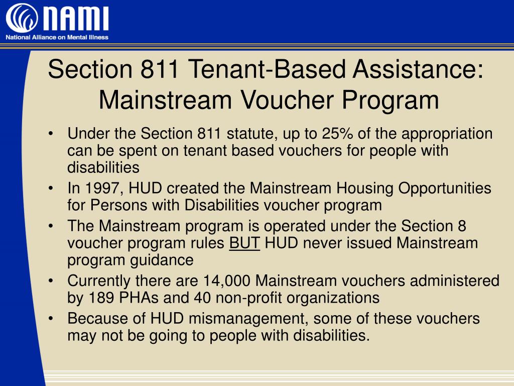 PPT Presentation to NAMI National Convention Affordable Housing