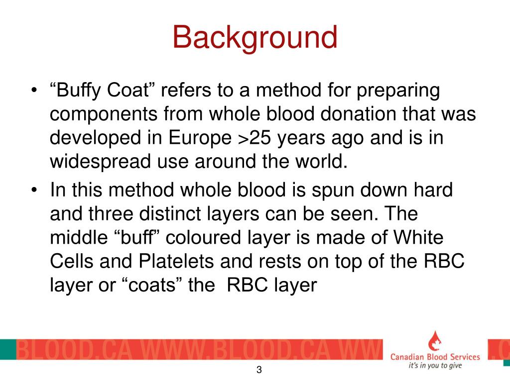 PPT Buffy Coat Component Production PowerPoint Presentation, free