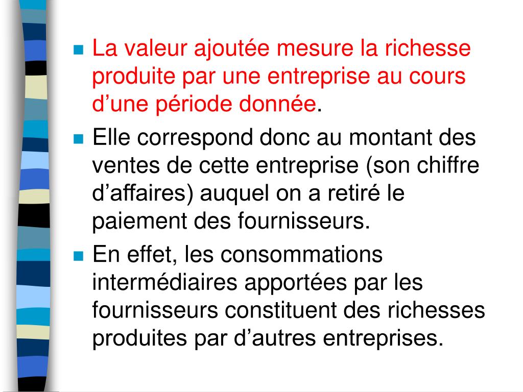 PPT La valeur ajoutée et son partage PowerPoint Presentation, free