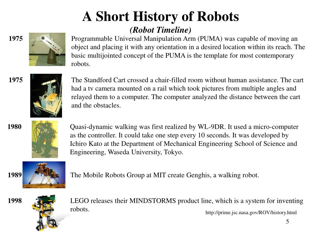 PPT Introduction to Robotics PowerPoint Presentation, free download