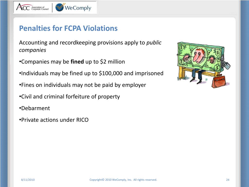 PPT Foreign Corrupt Practices Act (FCPA) PowerPoint Presentation