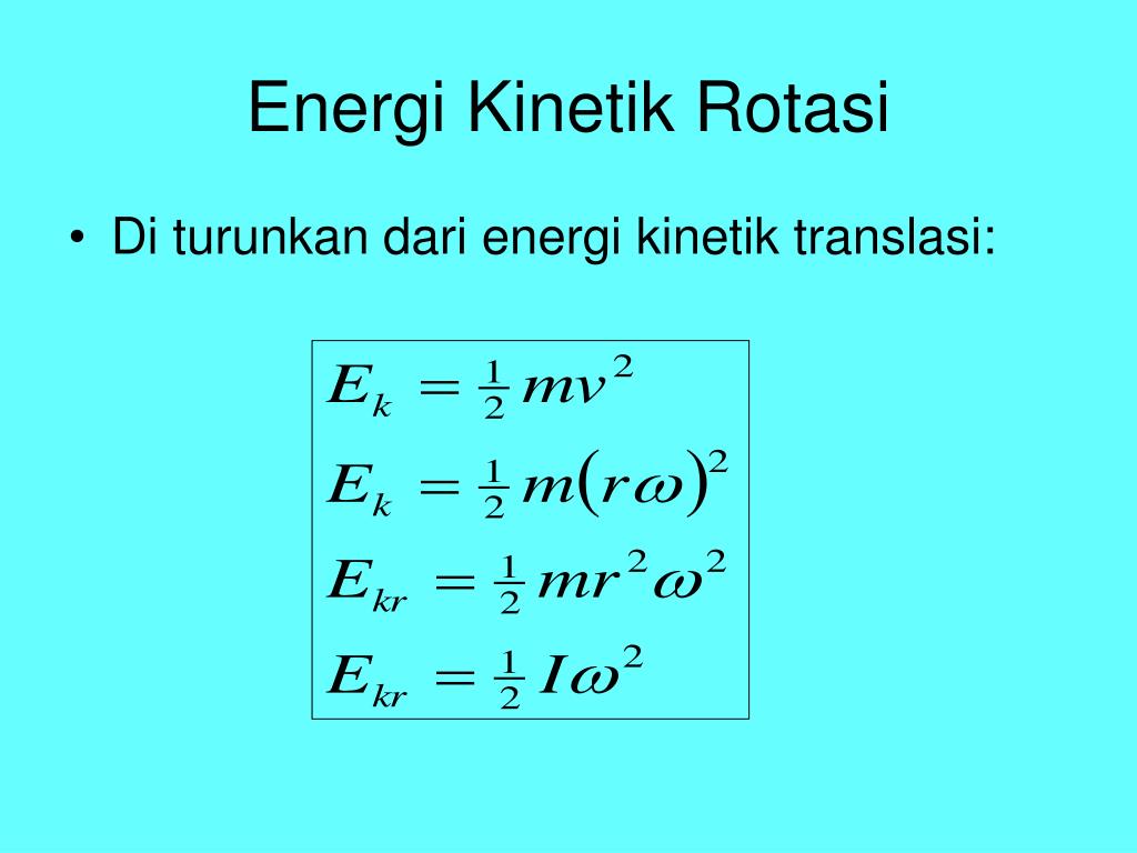 Contoh Soal Energi Sudut