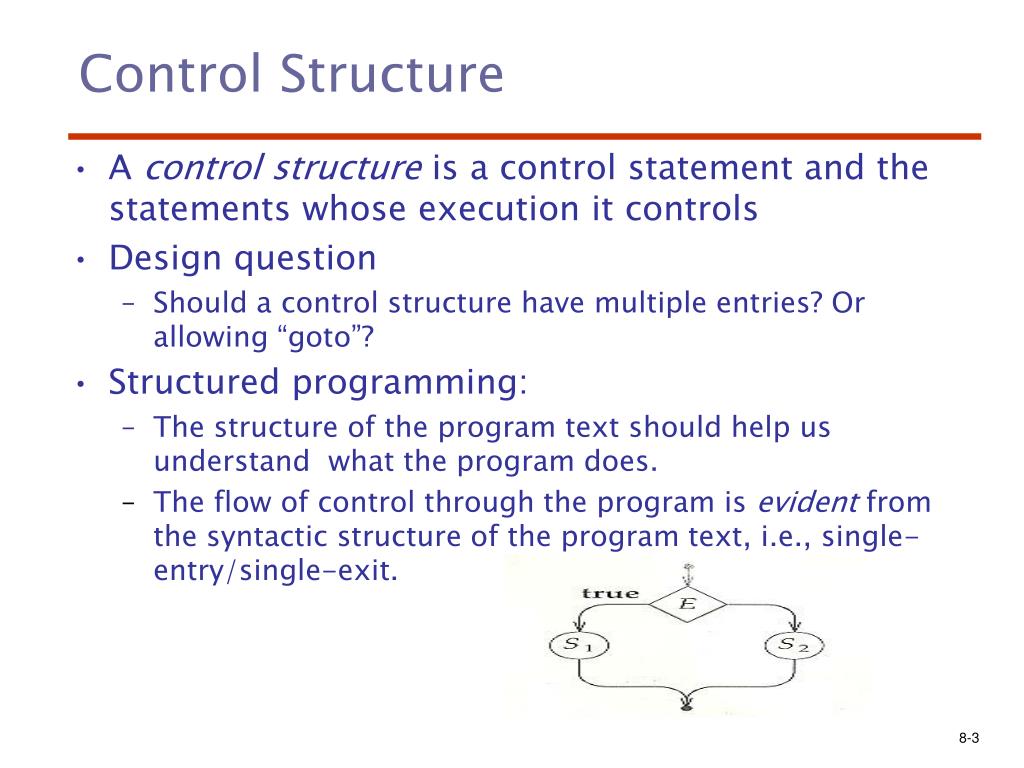 PPT Chapter 8 StatementLevel Control Structures PowerPoint